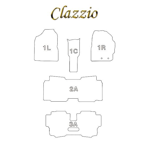 Clazzio クラッツィオ 車種別専用設計立体マット ラバータイプ トヨタ シエンタ TOYOTA  SIENTA NSP170G ガソリン車 ET-1615｜6degrees｜04