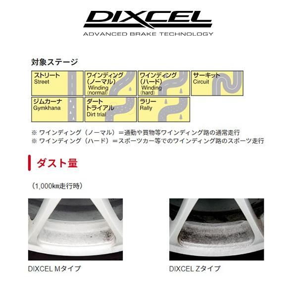 DIXCEL（ディクセル） ブレーキパッド Zタイプ 2010-2015 CHEVROLET