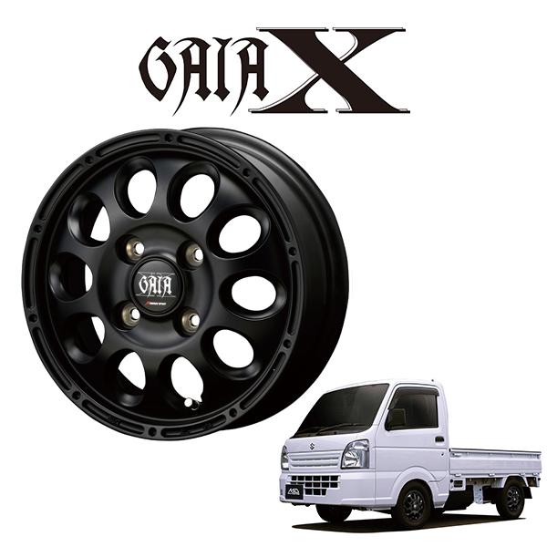 ホイール4本セット』GAIA X ガイア クロス 12x3.5J +45 4H 100 マット 