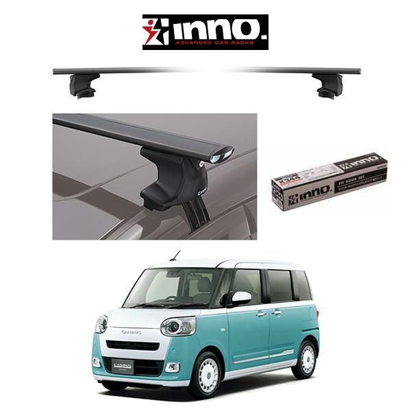 INNO ダイハツ ムーヴキャンバス DAIHATSU MOVE CANBUS ルーフラック