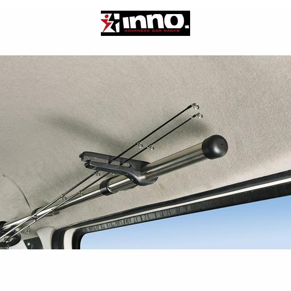 inno ルアーロッドホルダー アルミ製 INNO イノー ロッドホルダー サイドバー用（2本積み） アウトドア 釣り
