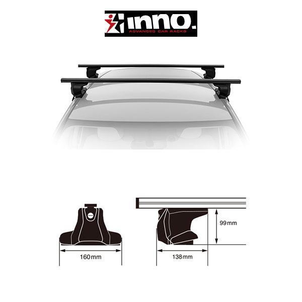 INNO ベースキャリアーセット　オデッセイRC4 INNO ホンダ オデッセイ HONDA ODYSSEY RC1 RC2 RC4 RC5 エアロベース