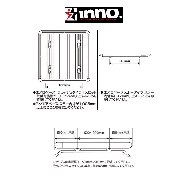 INNO ROOF DECK 140（イノー ルーフデッキ 140）INA520 キャリア