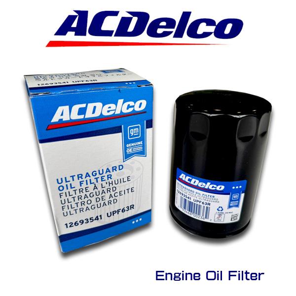 ACDelco 【2個セット】 エンジンオイルフィルター UPF63R キャデラック Cadillac XT6 XT5 : 6DEGREES ...