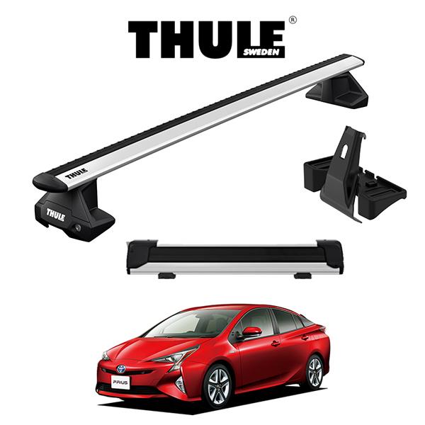 ウィングバー 美品 THULEルーフキャリア プリウスZVW50 phv対応 ストア