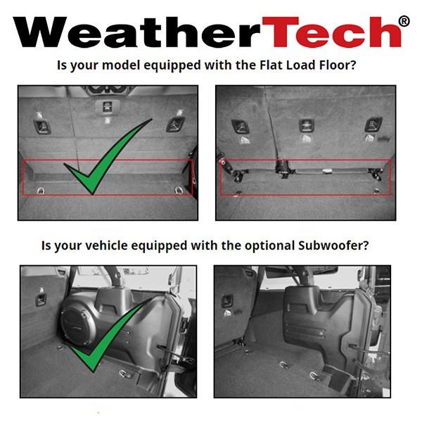 WeatherTech/ウェザーテック カーゴライナー ジープ　ラングラーアンリミテッド（2018年〜JLラングラー）ラゲッジマット（ブラック） |  | 01