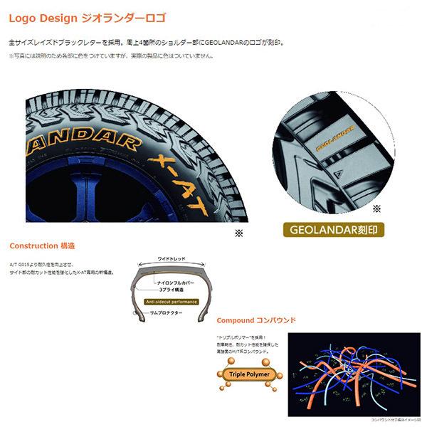 165/65R14 軽カー全般 YOKOHAMA ヨコハマ GEOLANDAR X-AT ジオランダー 4本セット オンロード オフロード アウトドア 軽カー_3