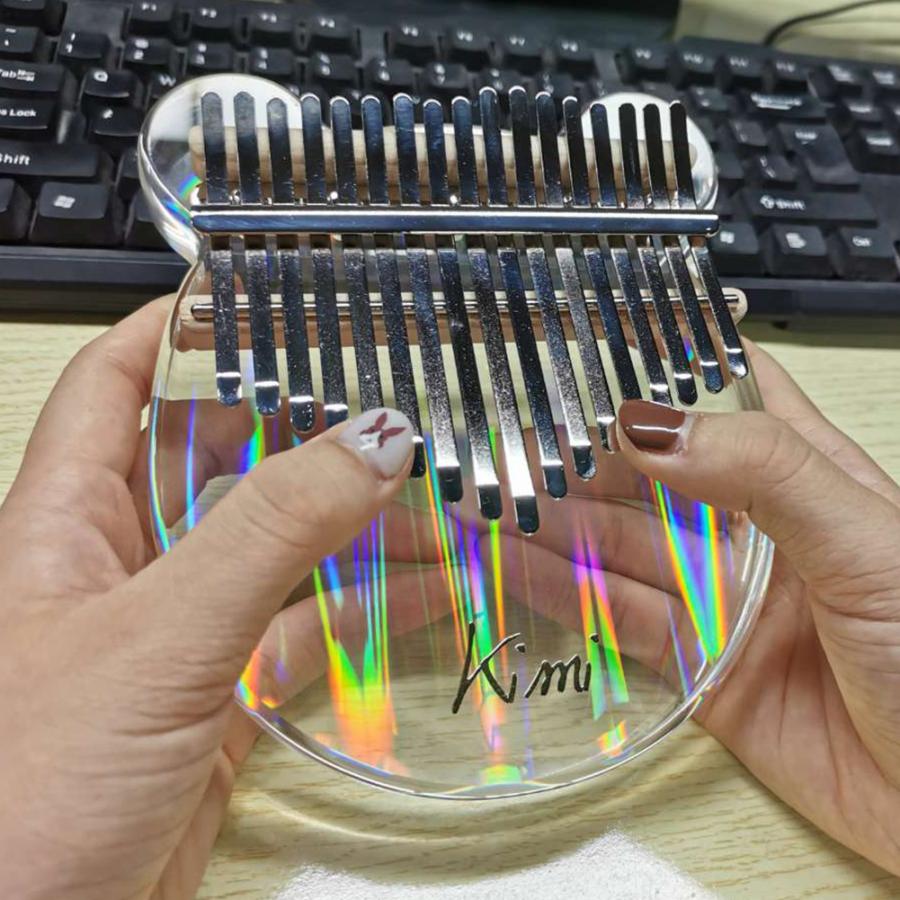専門店 17キーカリンバアクリル 親指ピアノ 17キーMbira透明キーボード 楽器 理想的 専門店 17キーカリンバアクリル 親指ピアノ 17キーMbira透明キーボード 楽器 理想的