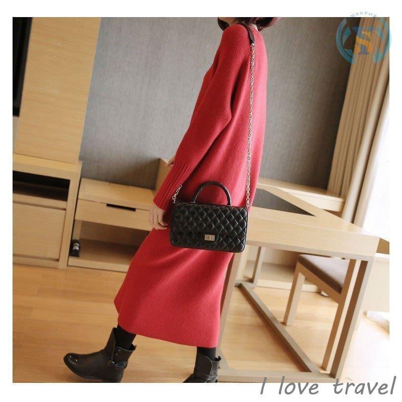 素晴らしい価格 ロング丈ワンピース マキシ丈ワンピース ニットセーター 春冬 レディース ニットワンピース ラウンドネック ゆったり 体型カバー リボン付き ワンピース カラー Color3コン Bozellivacinas Com Br