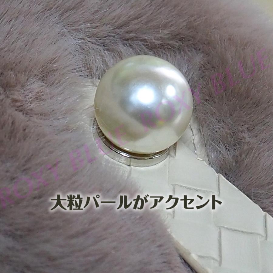 ティペット レディース マフラー ファー パール フェイクファー 結婚式 パーティー 二次会 大粒パール あったか もこもこ ネックウォーマー 防寒 |  | 03