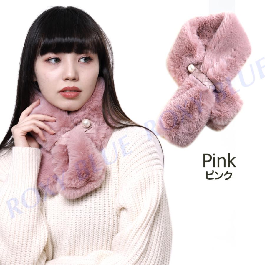 ティペット レディース マフラー ファー パール フェイクファー 結婚式 パーティー 二次会 大粒パール あったか もこもこ ネックウォーマー 防寒 |  | 08