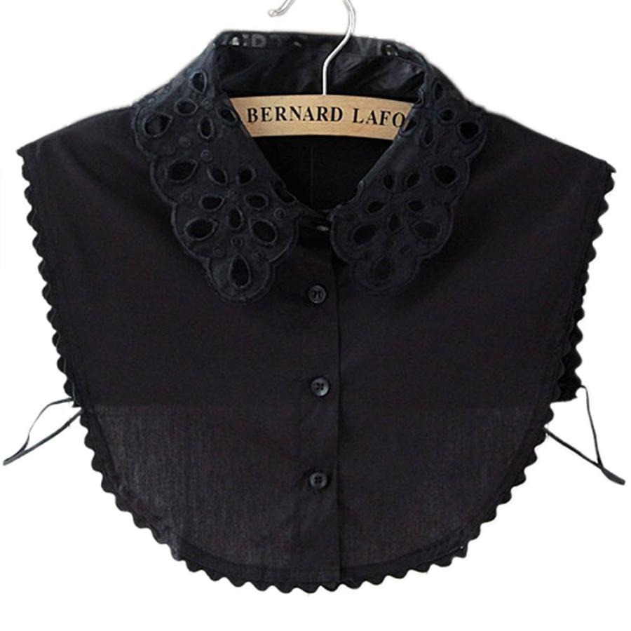 付け襟 つけ襟 幅広 白 黒 レース 重ね着 コーデ 上品 可愛い 通気性 オールシーズン シャツ |  | 04