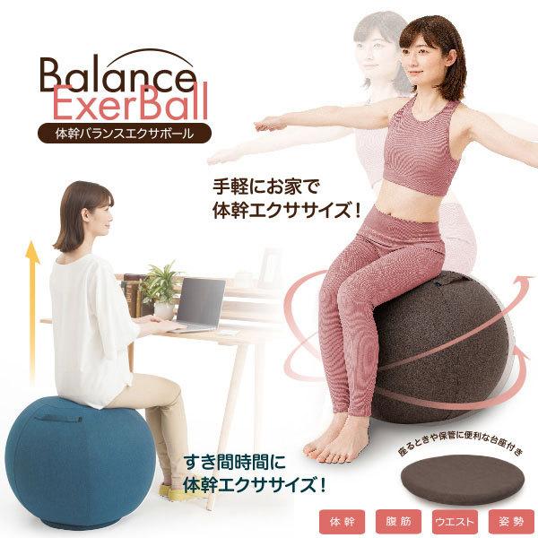 体幹バランスエクサボール バランスボール 腹筋 椅子 ダイエット 腰痛