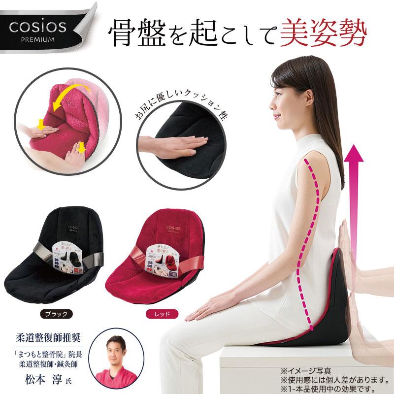 (特典あり) ポイント増量 ボードクッション cosios PREMIUM コシオスプレミアム 選べる2個セット 姿勢矯正 腰 骨盤矯正 背筋 腰痛対策 猫背改善 腰クッションの画像