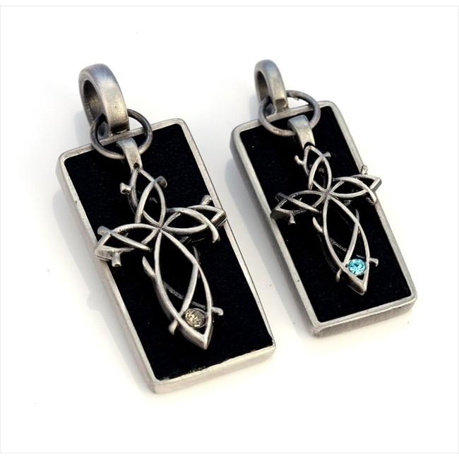 bico ペンダントトップ ペア サーフビコ クロスタグ Cross Tags BP8BLK 