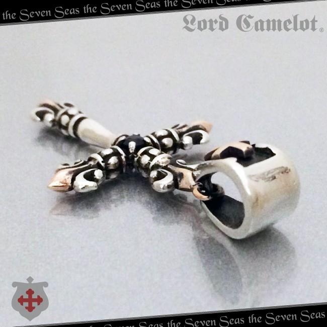 Lord Camelot Silver925 LC1102 サファイア【美品】 Lord Camelot ペンダントトップ シルバー925 メンズ ロイヤル