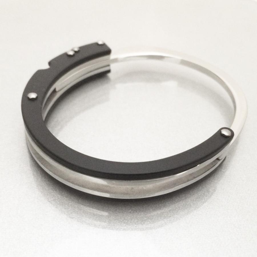 Zanipolo Terzini ブレスレット 手錠型 メンズ アレルギーフリー