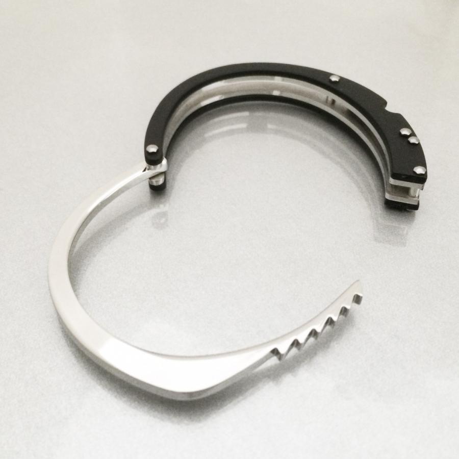 Zanipolo Terzini ブレスレット 手錠型 メンズ アレルギーフリー