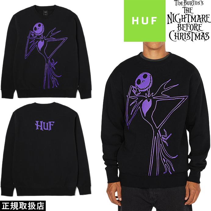 HUF（ハフ） THE NIGHTMARE BEFORE CHRISTMAS JACK SKELLINGTON CREW