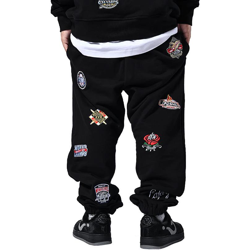 LFYT Lafayette ラファイエット ALLOVER CHAMPION EMBLEM SWEAT PANTS 