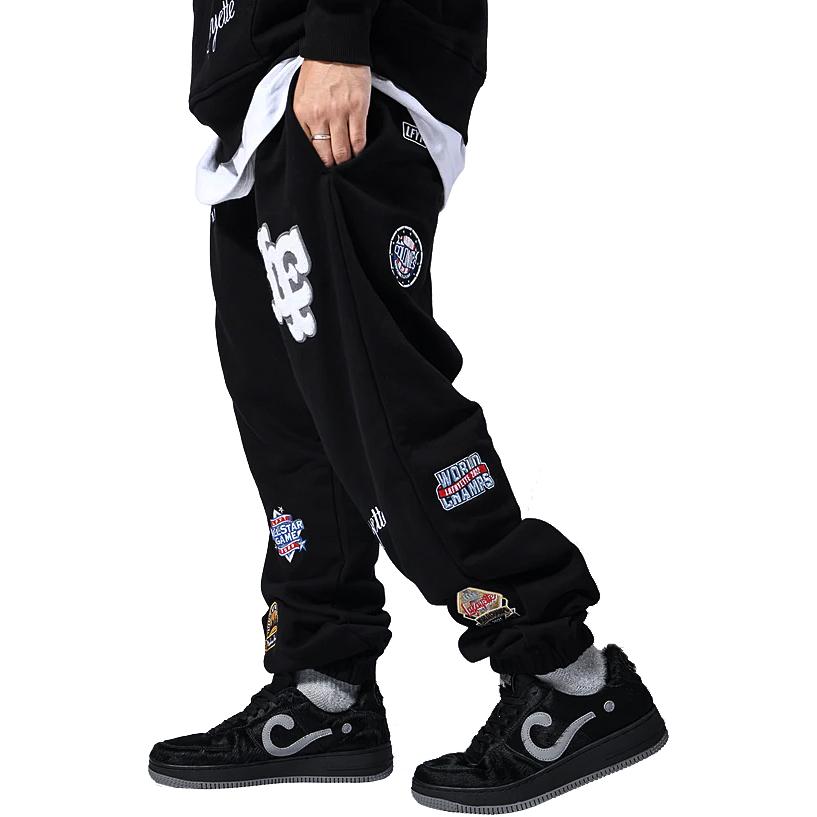LFYT Lafayette ラファイエット ALLOVER CHAMPION EMBLEM SWEAT PANTS 