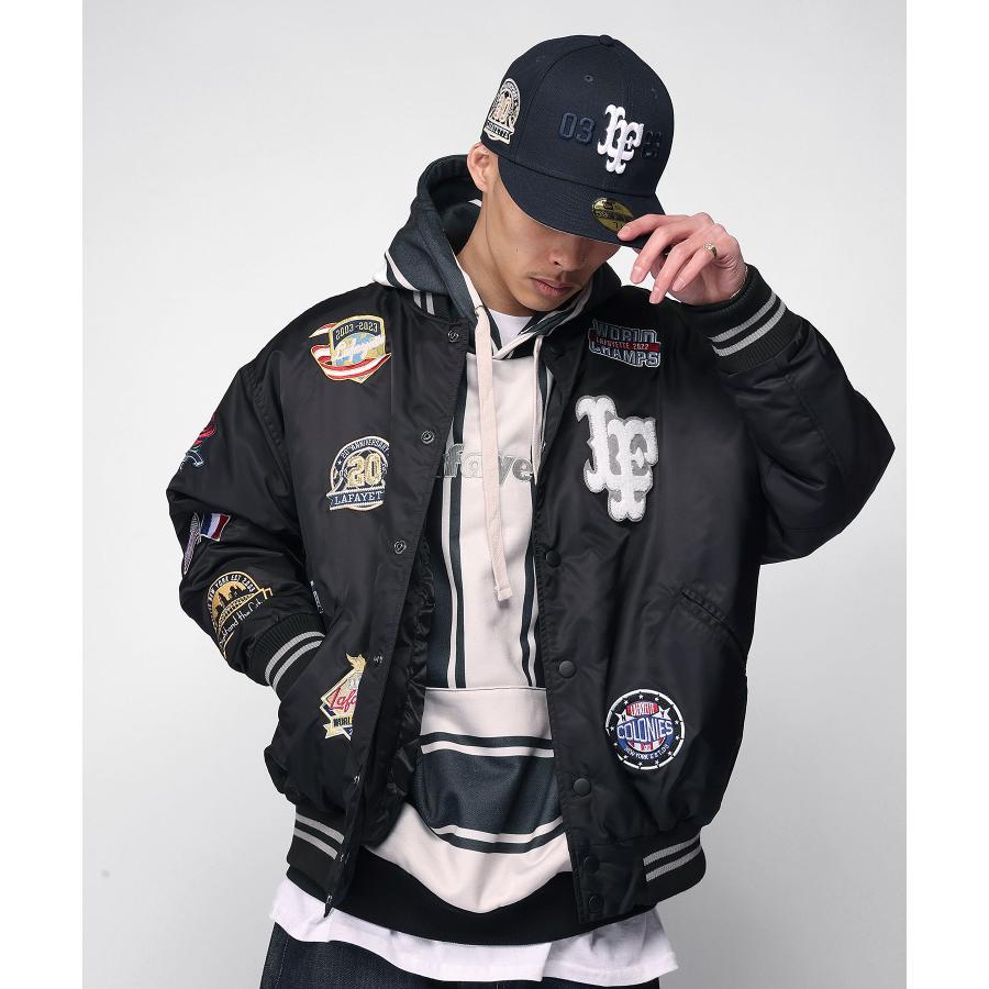 Lafayette LFYT ラファイエット ALL OVER EMBLEM SATIN VARSITY Lafayette LFYT ラファイエット ALL OVER EMBLEM SATIN VARSITY