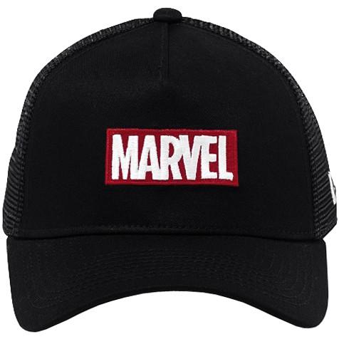 NEW ERA（ニューエラ）　9FORTY A-Frame TRUCKER MARVEL LOGO CAP｜7-seven｜03