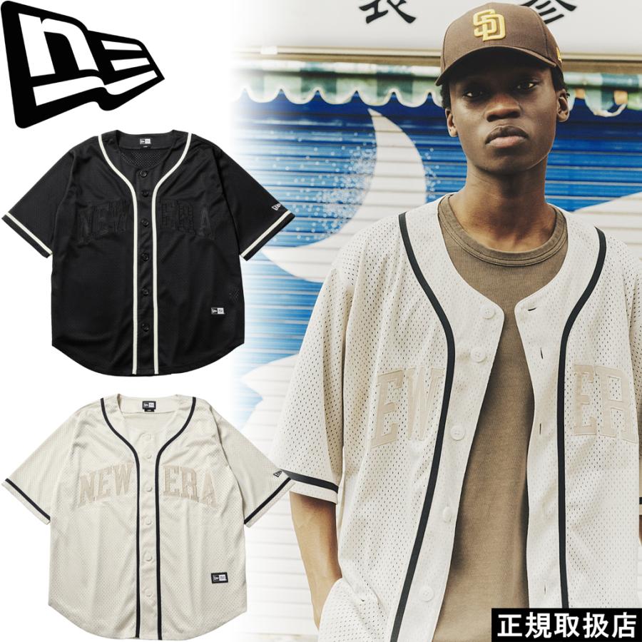 NEW ERA（ニューエラ） SHORTSLEEVE MESH BASEBALL SHIRTS 公式 正規品
