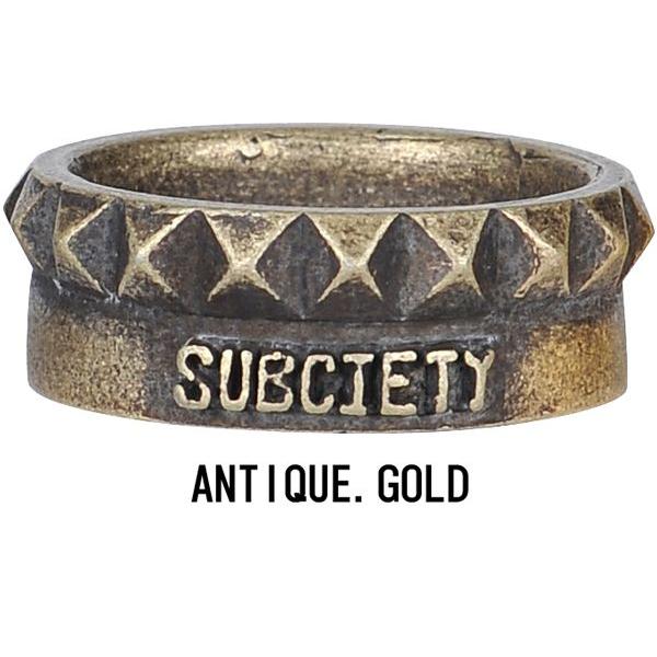 Subciety サブサエティ STUDS RING｜7-seven｜03