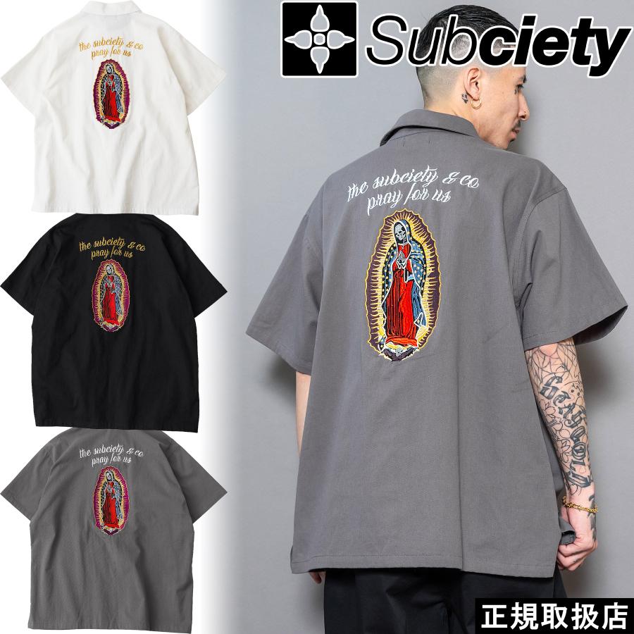 Subciety サブサエティ EMBROIDERY MARIA SHIRT : 7-SEVEN Subciety サブサエティ EMBROIDERY MARIA SHIRT : 7-SEVEN