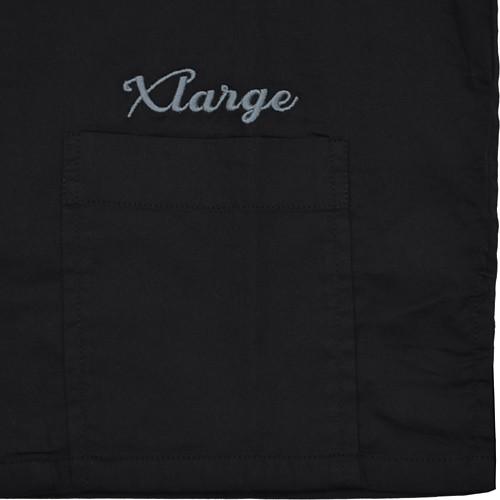XLARGE ボウリングシャツ ブラック S XLARGE エクストララージ ボウリングシャツ 半袖 Sサイズ 黒