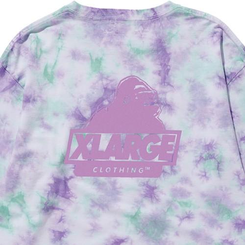 XLARGE（エクストラ ラージ） L/S TEE TIE DYE PRINTED TEE 公式 正規