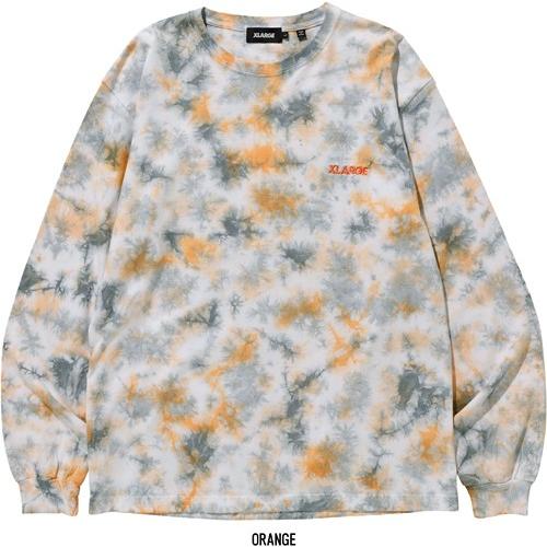 XLARGE（エクストラ ラージ） L/S TEE TIE DYE PRINTED TEE 公式 正規