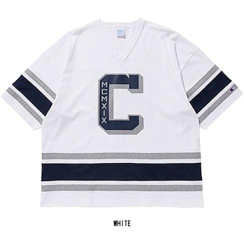 XLARGE（エクストラ ラージ） × Champion PANELED FOOTBALL TEE : 7