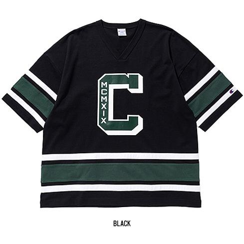 XLARGE（エクストラ ラージ） × Champion PANELED FOOTBALL TEE : 7