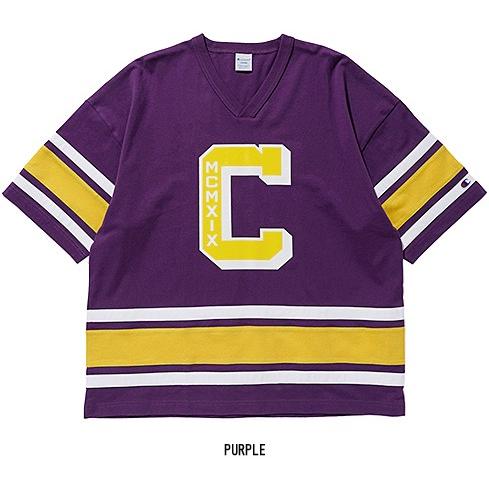 XLARGE（エクストラ ラージ） × Champion PANELED FOOTBALL TEE : 7