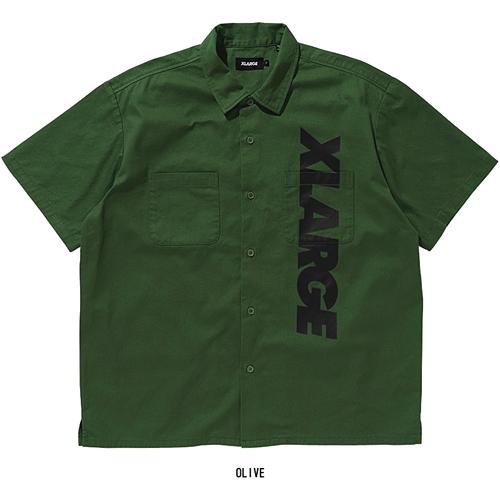 XLARGE エクストララージ S/S STANDARD LOGO WORK SHIRT : xlarge-612  
