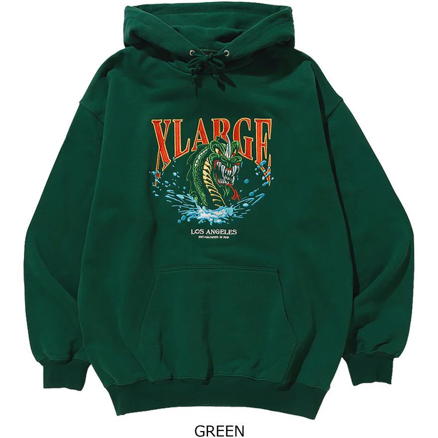 XLARGE（エクストラ ラージ） DRAGON PULLOVER HOODED SWEAT : 7-SEVEN