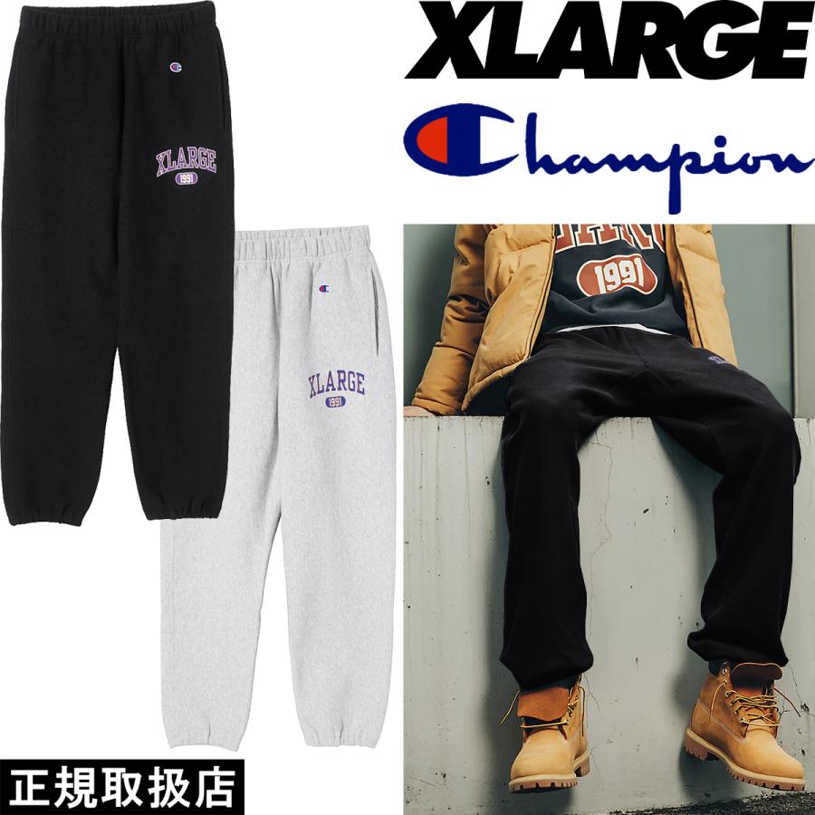 XLARGE エクストララージ x Champion COLLEGE SWEAT PANTS : 7-SEVEN 