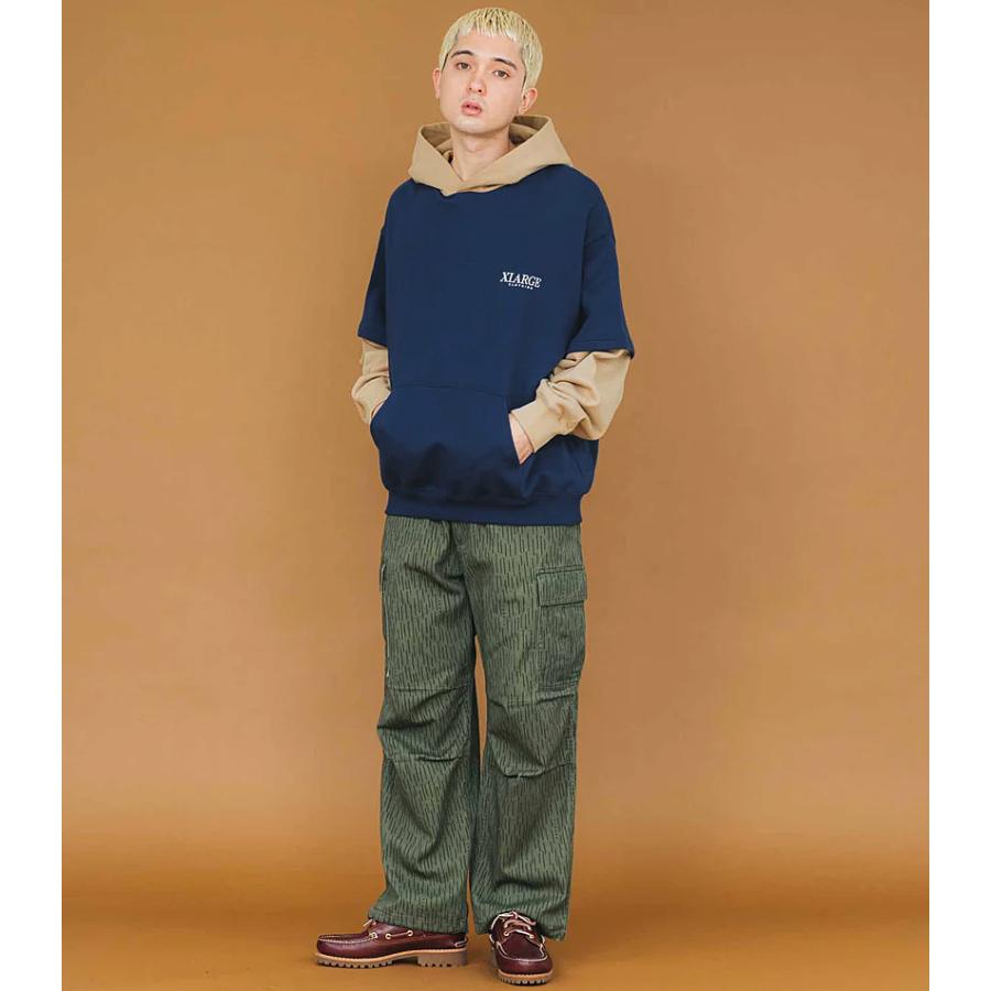 XLARGE（エクストラ ラージ） LAYERED HOODED SWEAT : 7-SEVEN