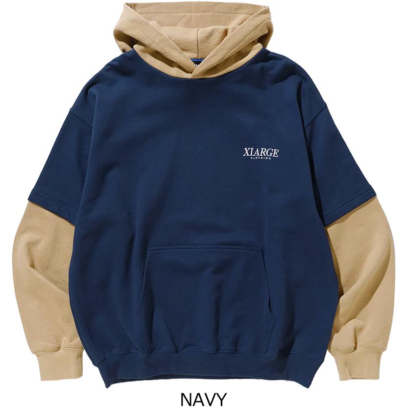 XLARGE（エクストラ ラージ） LAYERED HOODED SWEAT : 7-SEVEN