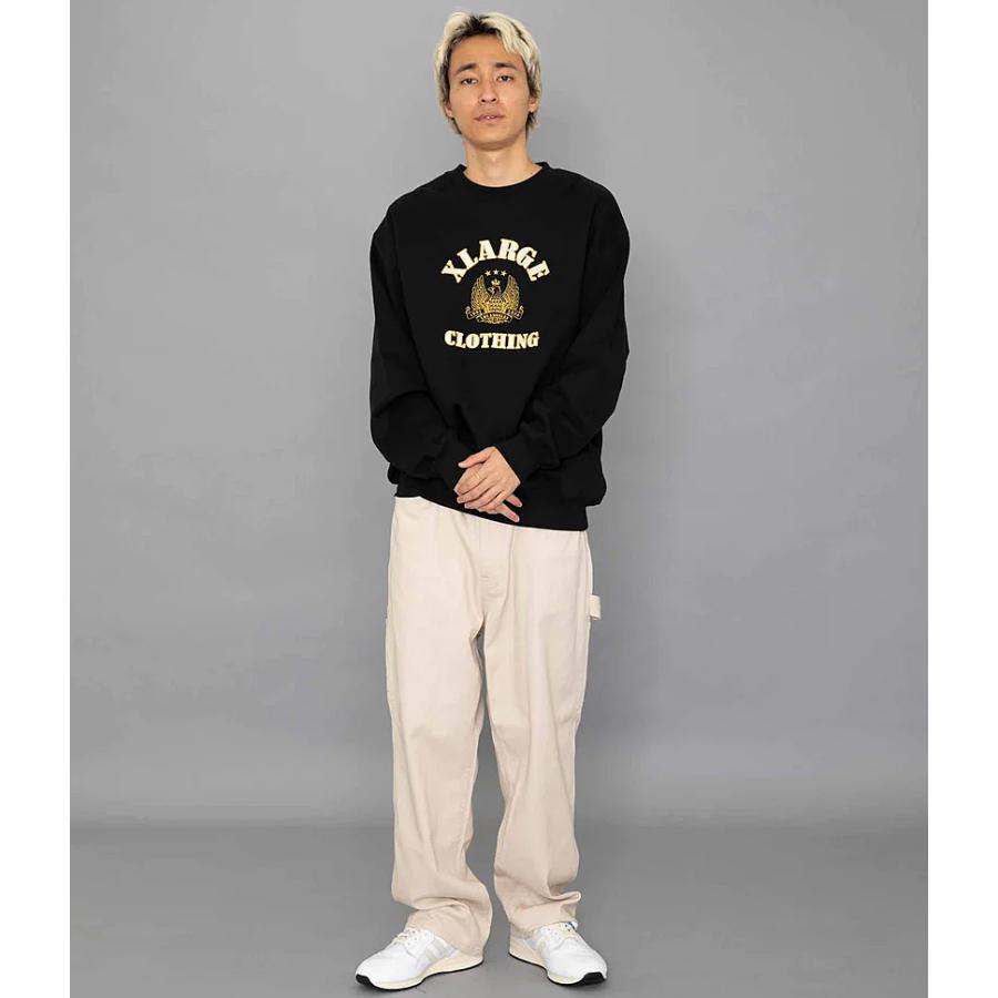 XLARGE（エクストラ ラージ） EAGLE EMBLEM CREWNECK SWEAT : 7-SEVEN 