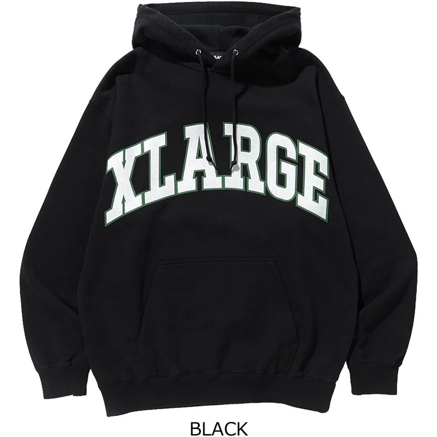 362【希少なXL】エクストララージ　刺繍アーチビッグロゴ　スウェット XLARGE エクストララージ ARCH LOGO HOODED SWEAT : 7-SEVEN