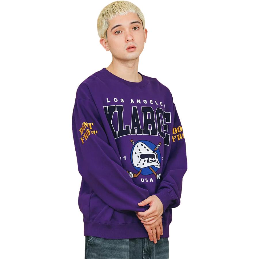 XLARGE（エクストラ ラージ） HOCKEY CREWNECK SWEAT 公式 正規品 : 7 
