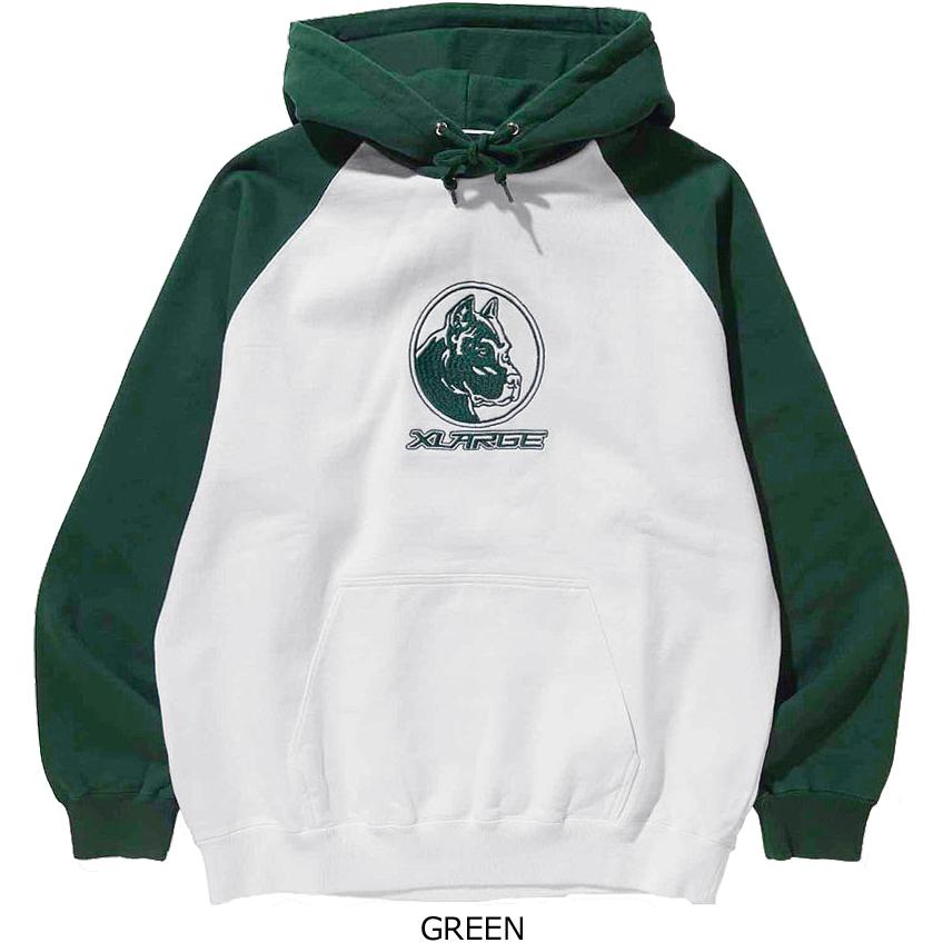 XLARGE エクストララージ PITBULL RAGLAN HOODED SWEATSHIRT : 7