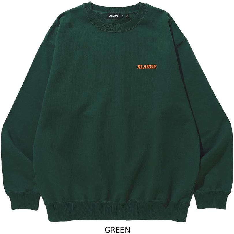 XLARGE（エクストラ ラージ） STANDARD LOGO CREWNECK SWEATSHIRT 公式 