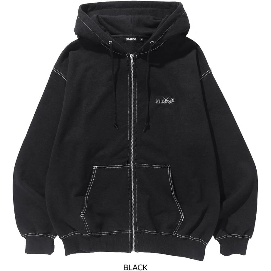 XLARGE エクストララージ RHINESTONE OG ZIP HOODED SWEATSHIRT XLARGE エクストララージ RHINESTONE OG ZIP HOODED SWEATSHIRT