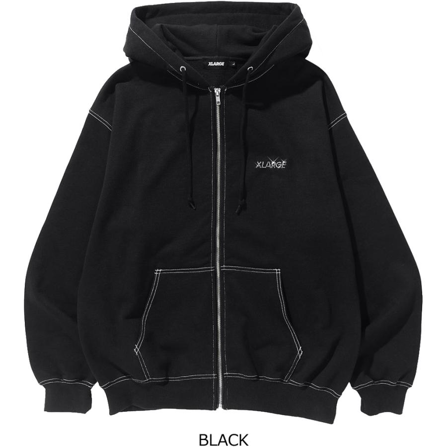 XLARGE（エクストラ ラージ） RHINESTONE OG ZIP HOODED SWEATSHIRT