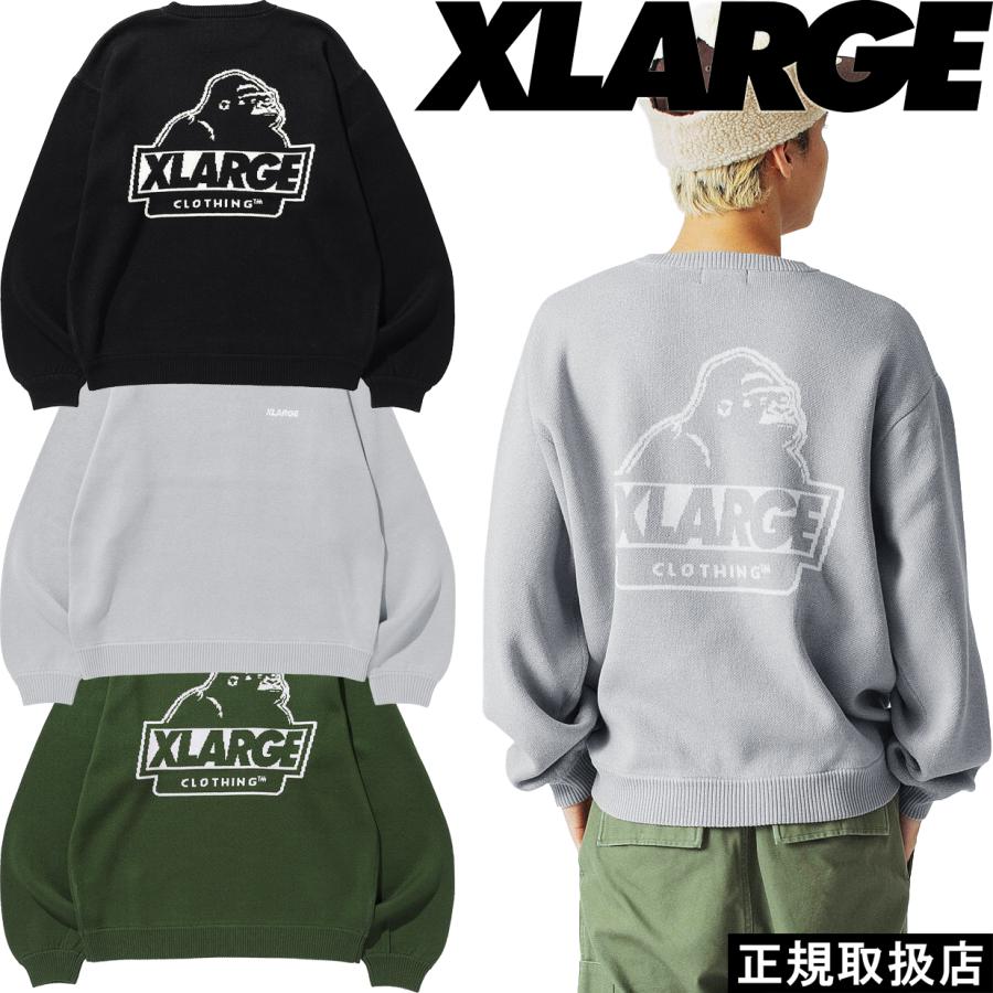 XLARGE エクストララージ SLANTED OG CREWNECK KNIT TOP : 7