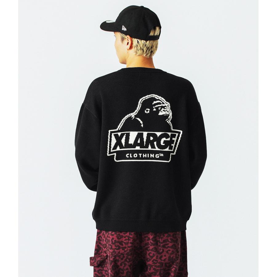 XLARGE エクストララージ SLANTED OG CREWNECK KNIT TOP : 7